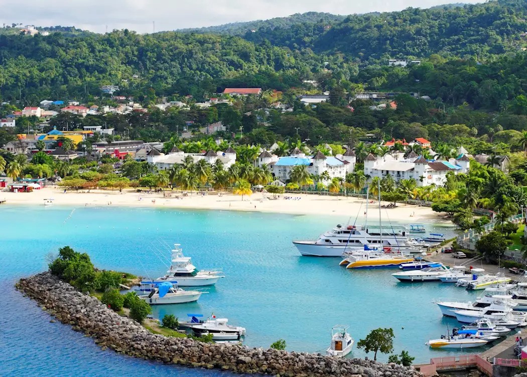 The coast at Ocho Rios, Jamaica