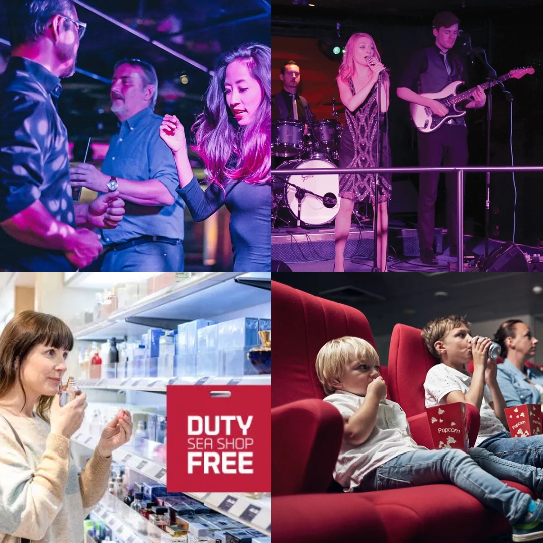 Facilities on board DFDS Amsterdam Mini Cruise ship