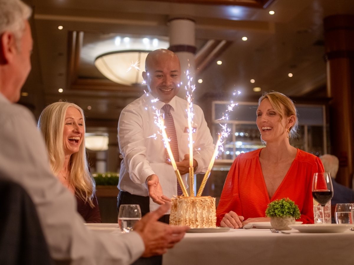 Buckingham Restaurant aboard Ambience