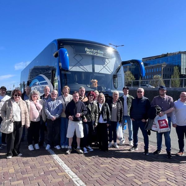 Loch Lomond Travel passengers together beside their coach