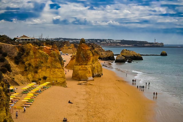 Algarve coastline near Portimao