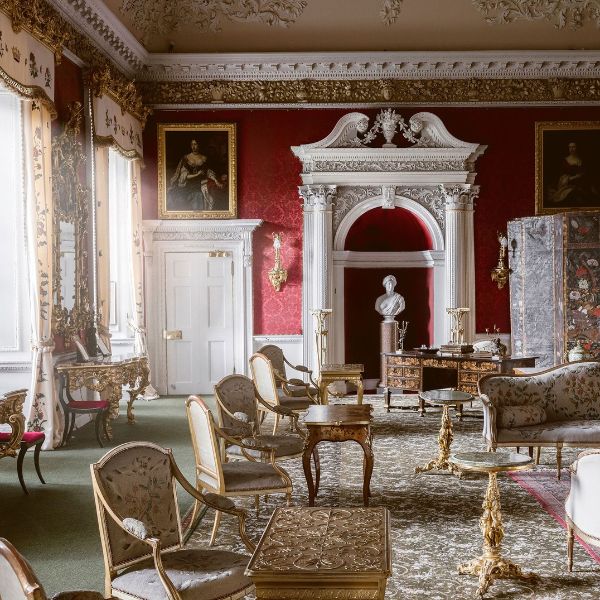 An elegant historic room inside Blair Castle