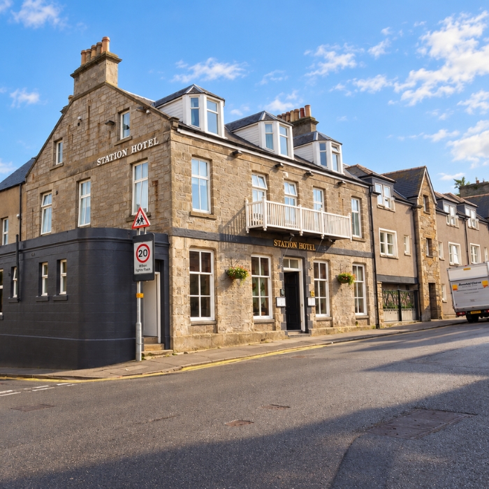 Exterior of the Station Hotel in Thurso