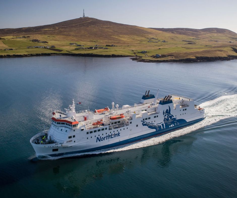 Shetland island scenery